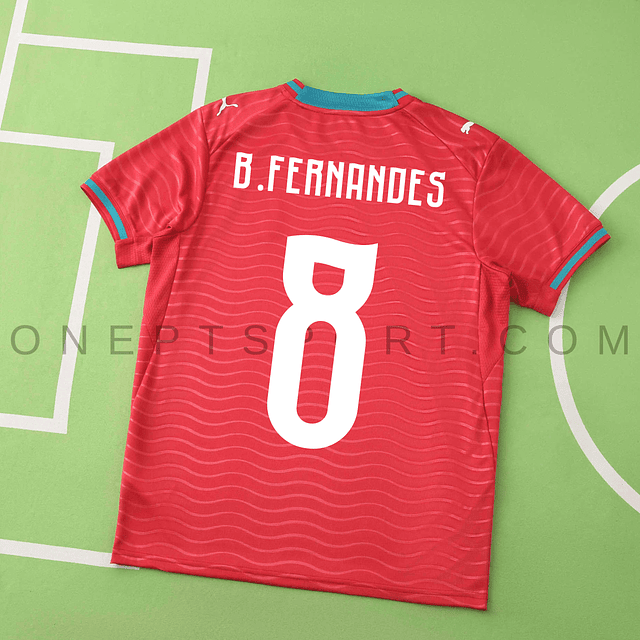 Camisola Principal Portugal Mundial 2026 - B.Fernandes 8