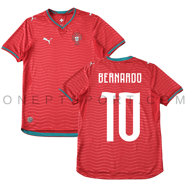 Camisola Principal Portugal Mundial 2026 - Bernardo 10