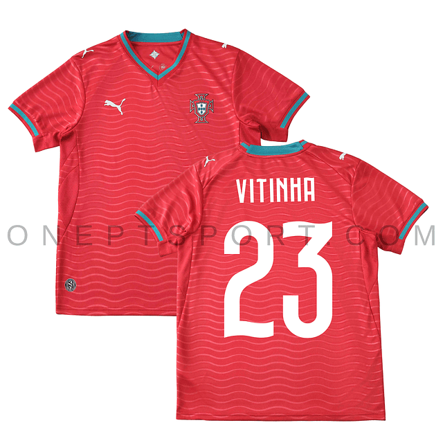 Criança - Camisola principal Portugal Mundial 2026 - Vitinha 23