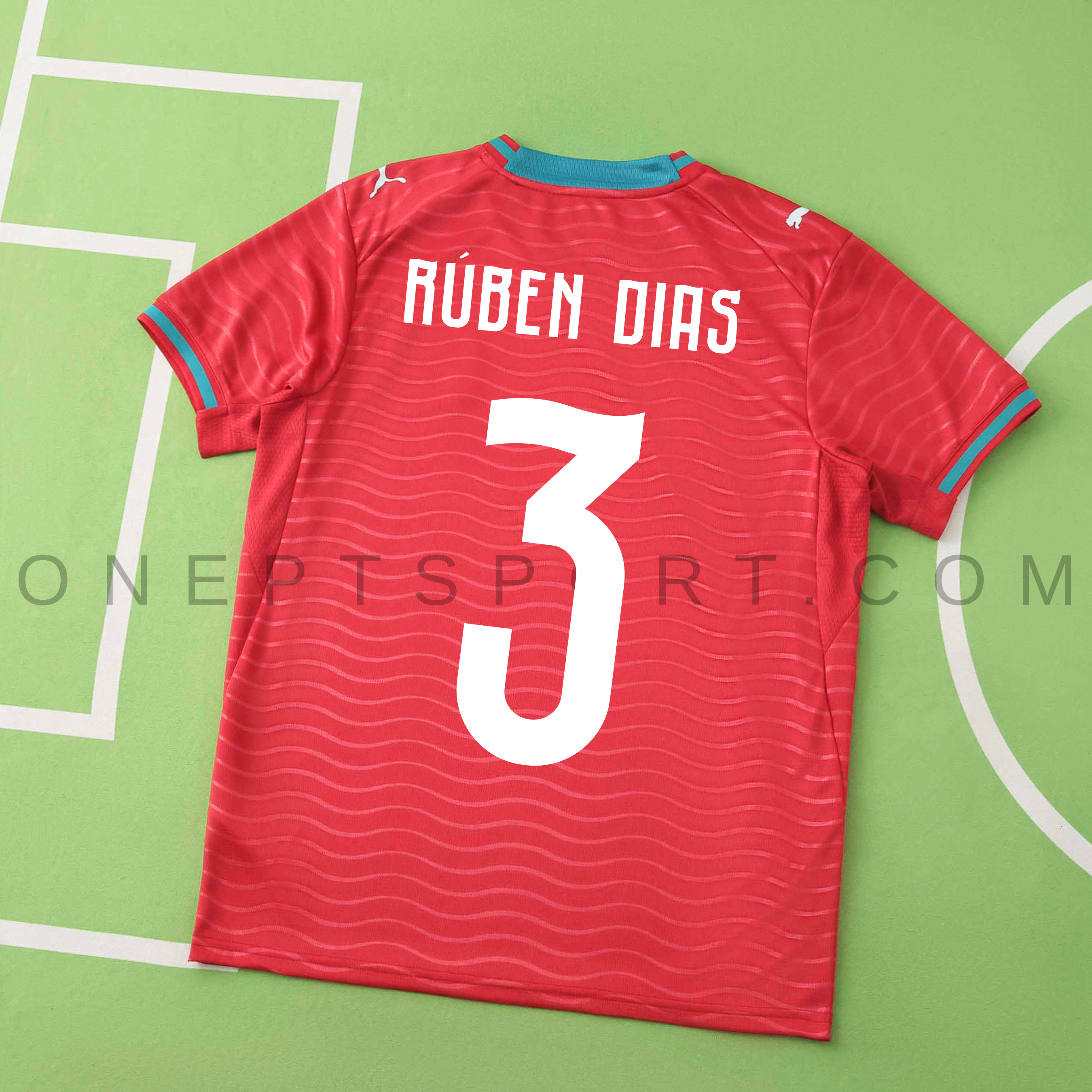 Criança - Camisola principal Portugal Mundial 2026 - Rúben Dias 3 2