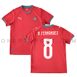 Criança - Camisola principal Portugal Mundial 2026 - B.Fernandes 8
