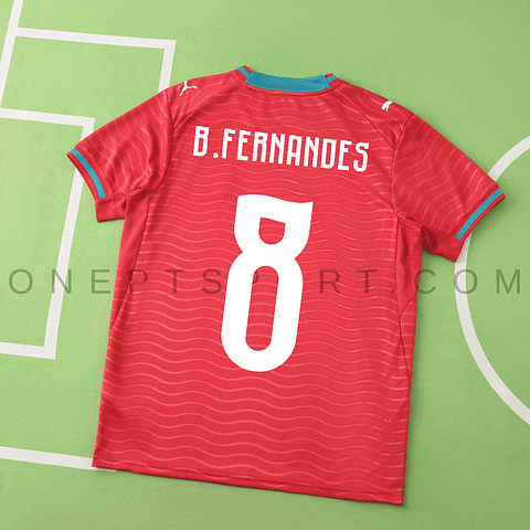Criança - Camisola principal Portugal Mundial 2026 - B.Fernandes 8