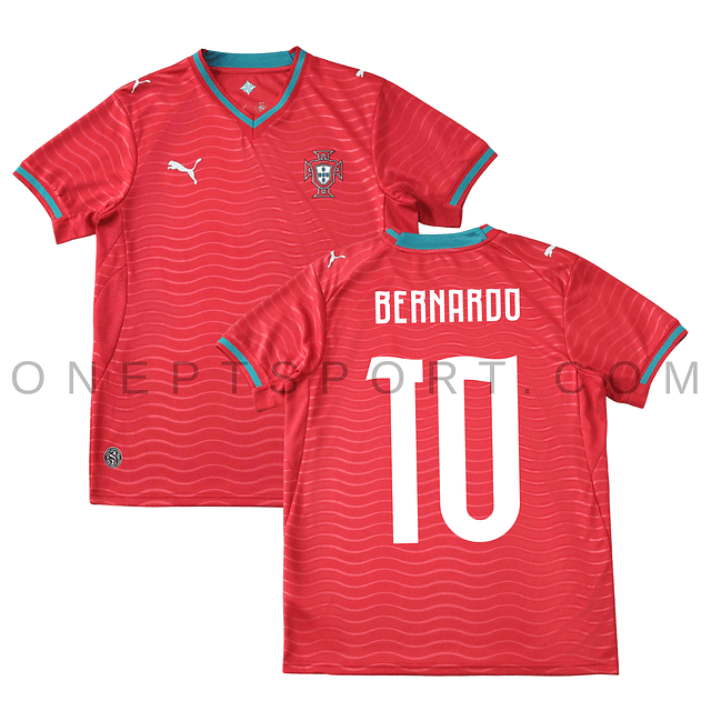 Criança - Camisola principal Portugal Mundial 2026 - Bernardo 10