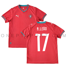 Criança - Camisola principal Portugal Mundial 2026 - R.Leão 17