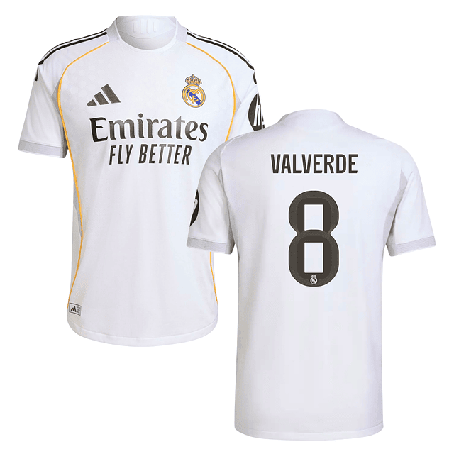 Camisola Principal Real Madrid 25/26 - Valverde 8