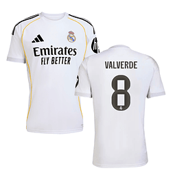 Camisola Principal Real Madrid 25/26 - Valverde 8