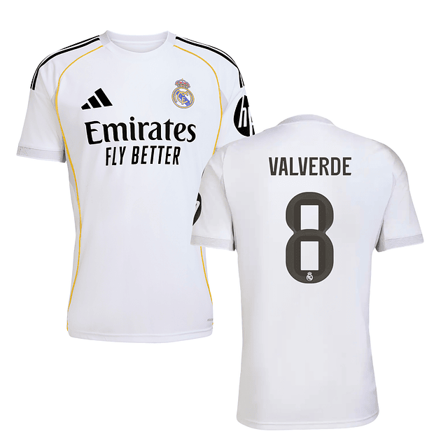 Camisola Principal Real Madrid 25/26 - Valverde 8