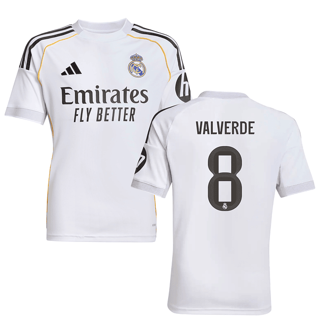 Criança - Camisola principal Real Madrid 25/26 - Valverde 8