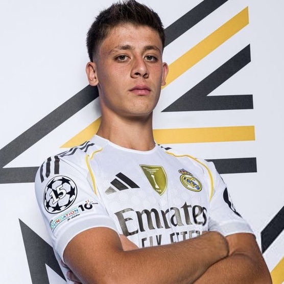 Camisola Principal Real Madrid 25/26 - Arda Güler 15 4