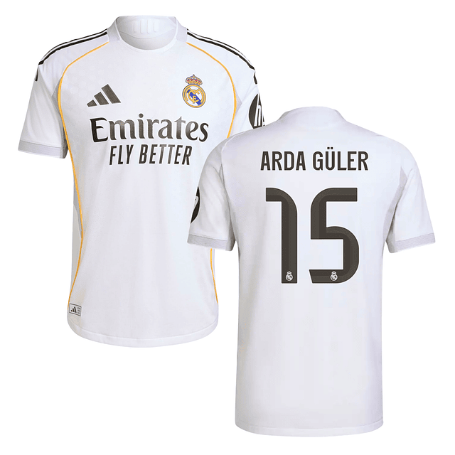 Camisola Principal Real Madrid 25/26 - Arda Güler 15