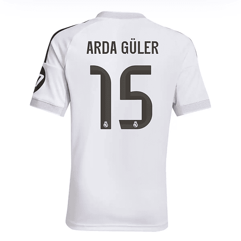 Criança - Camisola principal Real Madrid 25/26 - Arda Güler 15