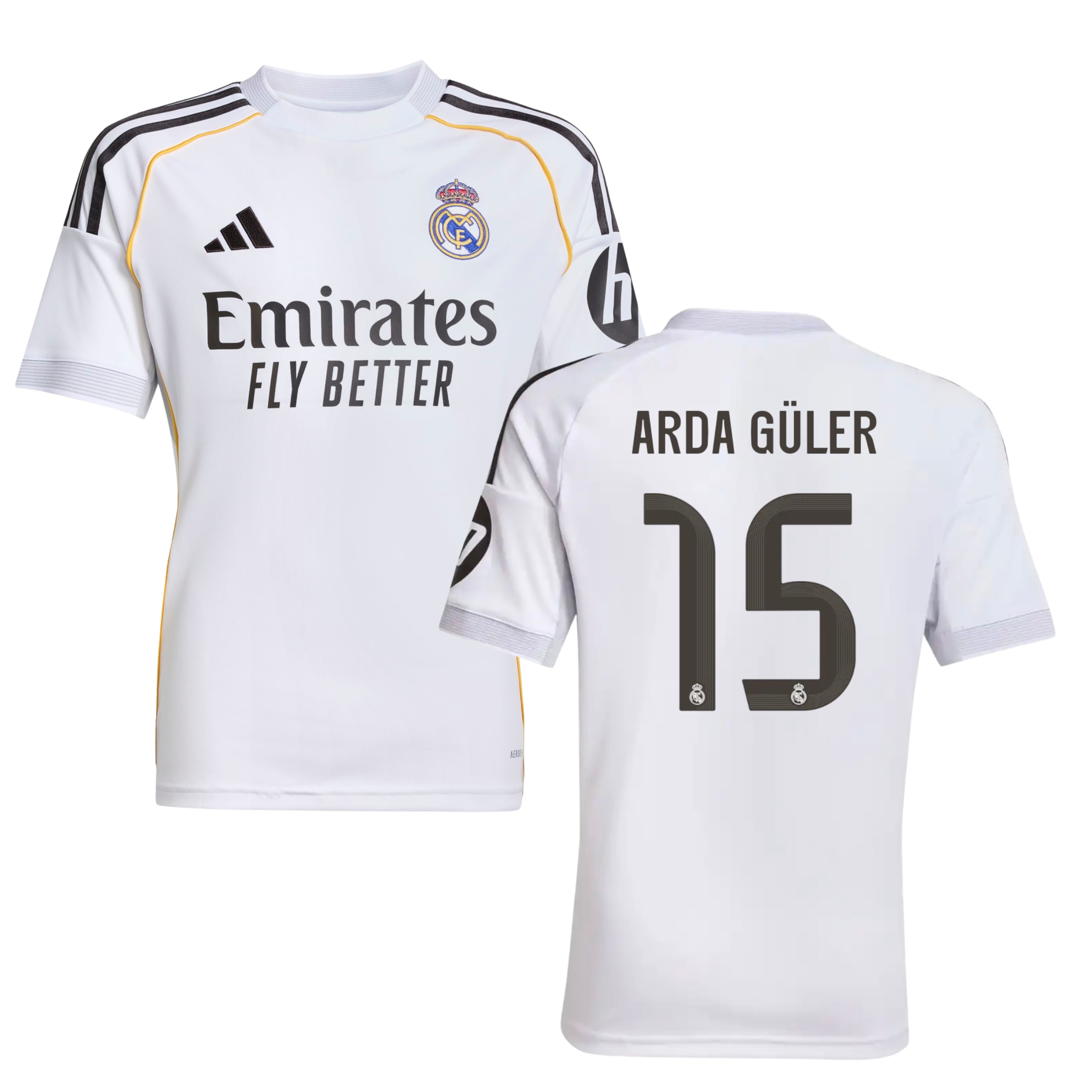 Criança - Camisola principal Real Madrid 25/26 - Arda Güler 15 1