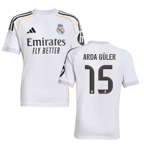 Criança - Camisola principal Real Madrid 25/26 - Arda Güler 15