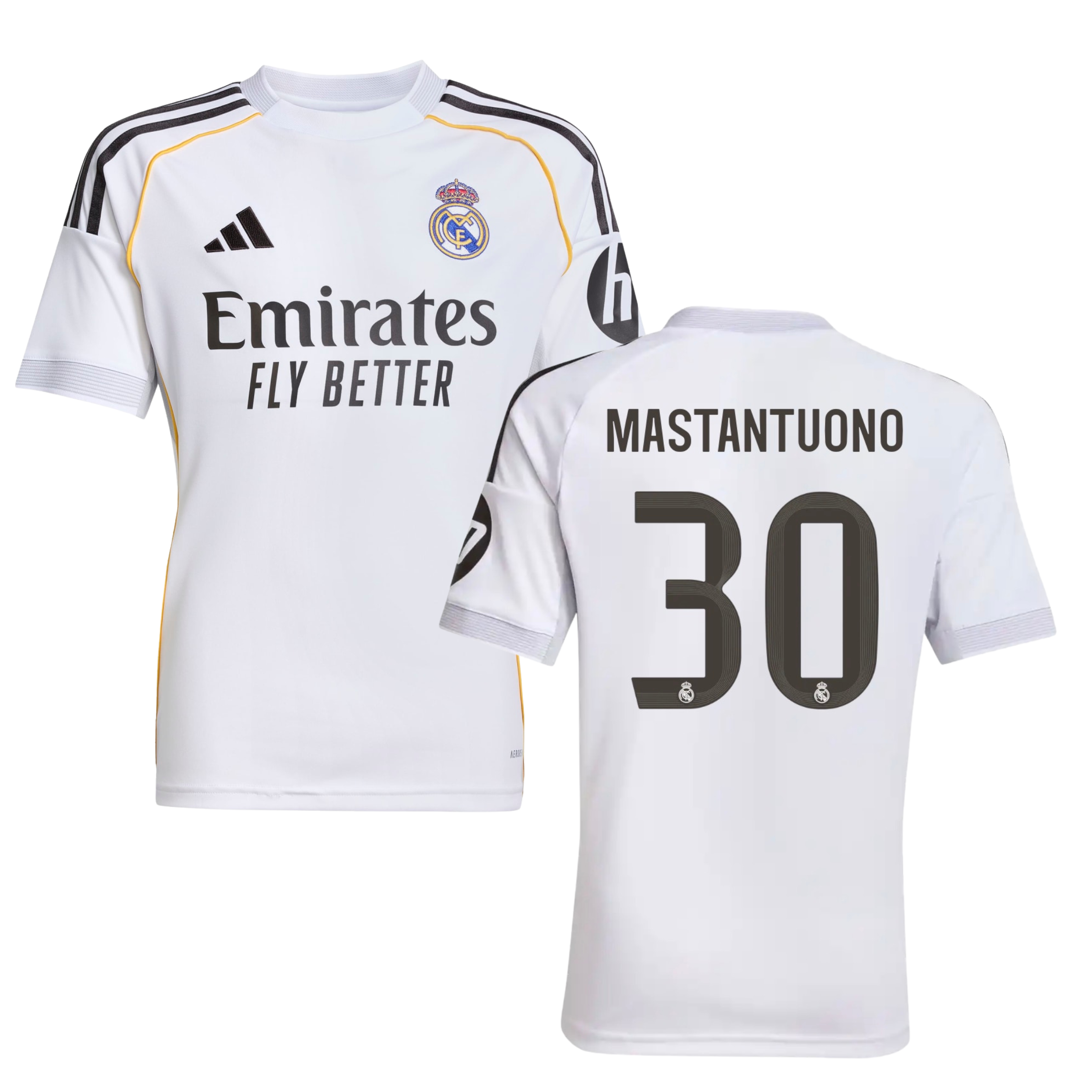 Criança - Camisola principal Real Madrid 25/26 - Mastantuono 30 1