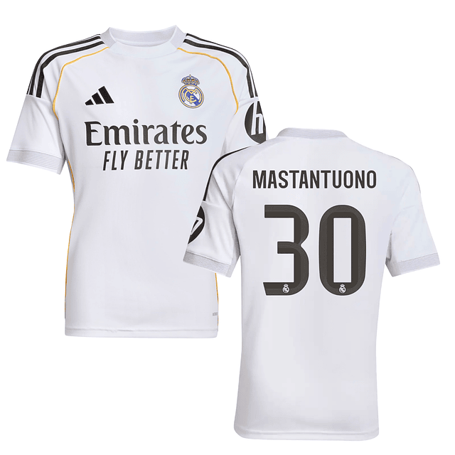 Criança - Camisola principal Real Madrid 25/26 - Mastantuono 30
