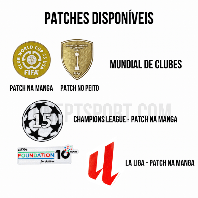 3ª Camisola Real Madrid 25/26 - Trent 12