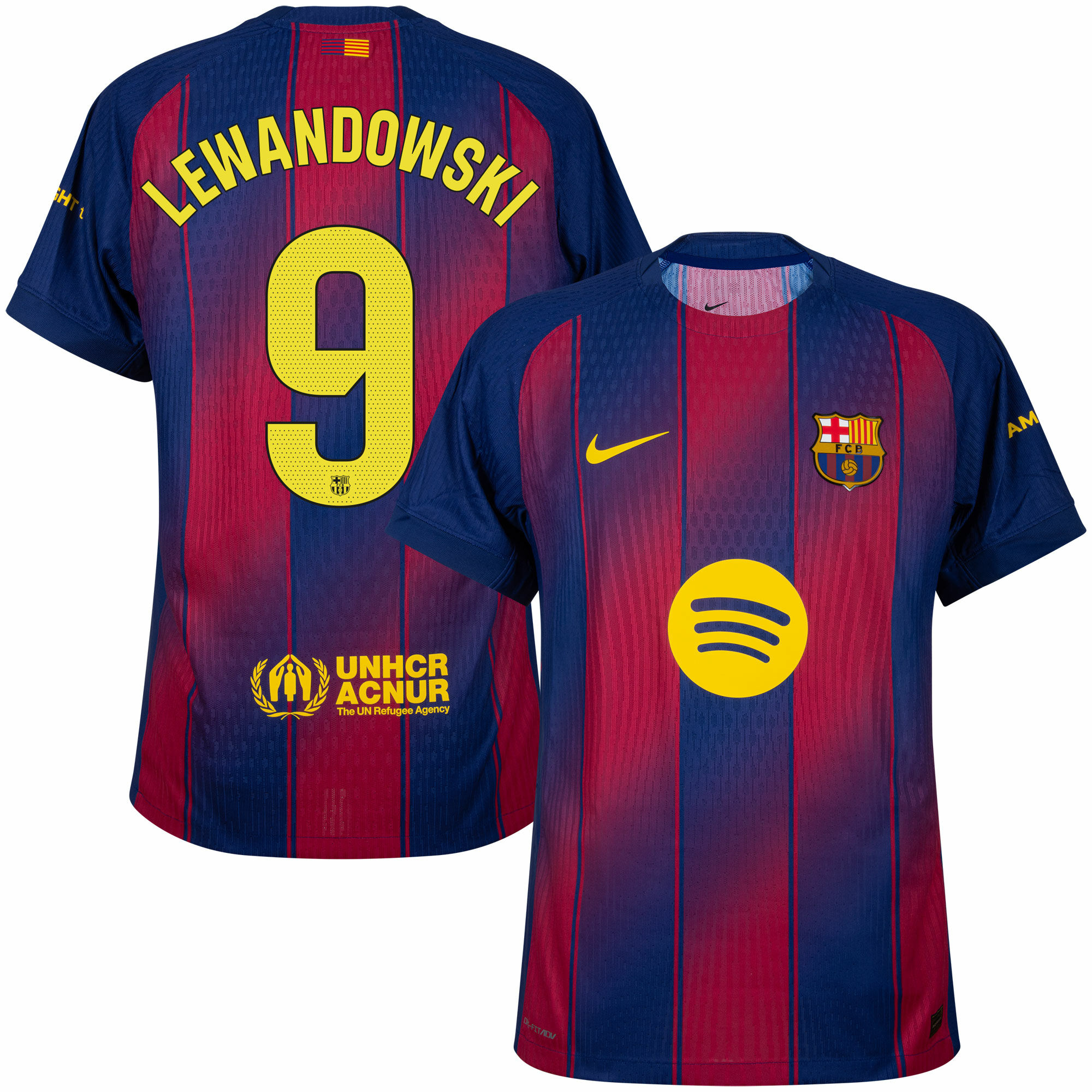 Camisola Principal Barcelona 25/26 - Lewandowski 9 5