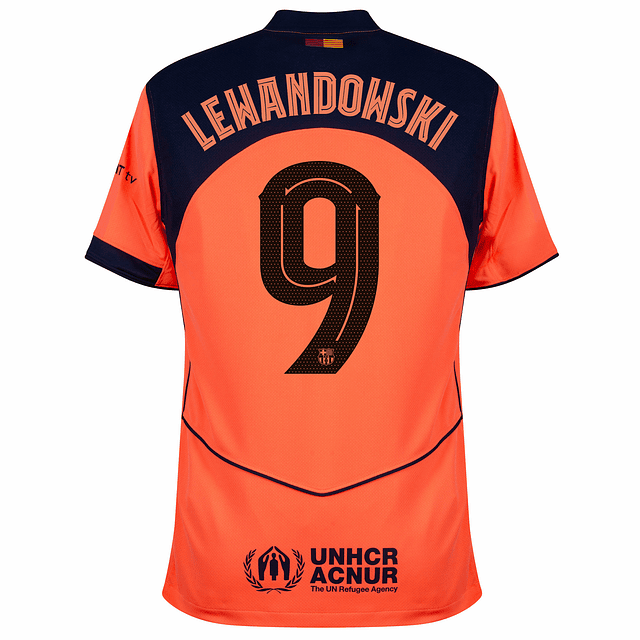 3ª Camisola Barcelona Total 90 25/26 - Lewandowski 9