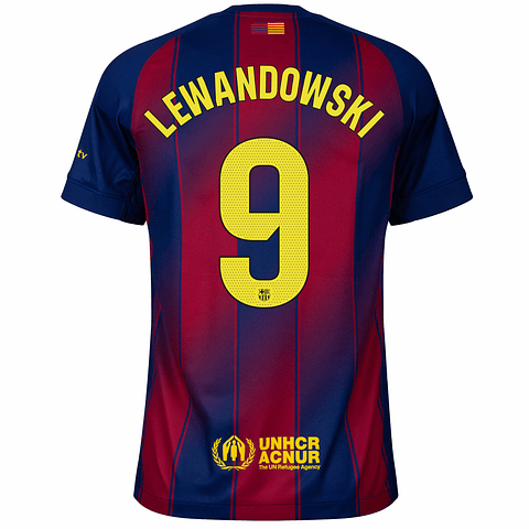 Criança - Camisola principal Barcelona 25/26 - Lewandowski 9