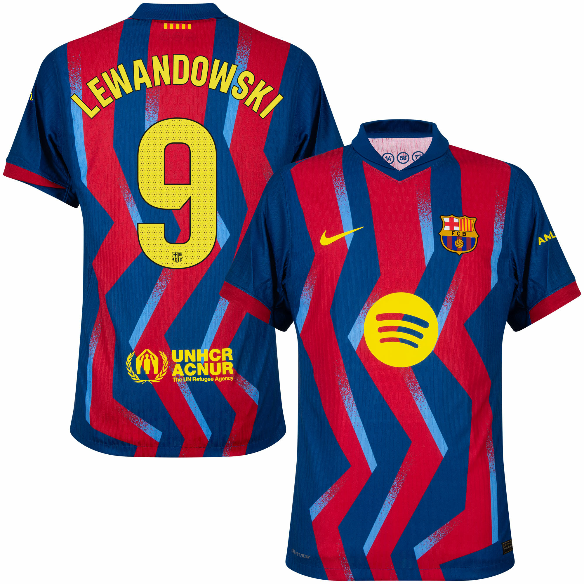 4ª Camisola Barcelona 25/26 - Lewandowski 9 5