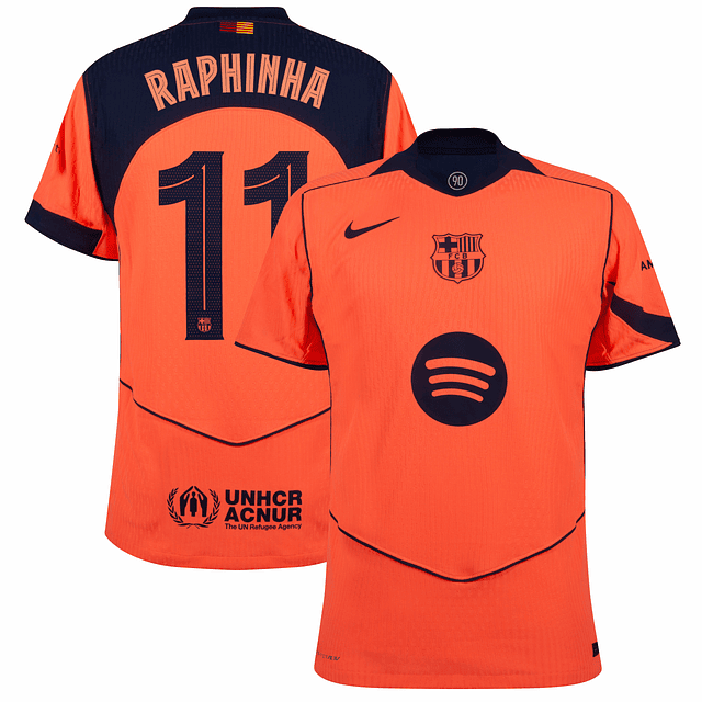 3ª Camisola Barcelona Total 90 25/26 - Raphinha 11