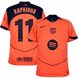 3ª Camisola Barcelona Total 90 25/26 - Raphinha 11