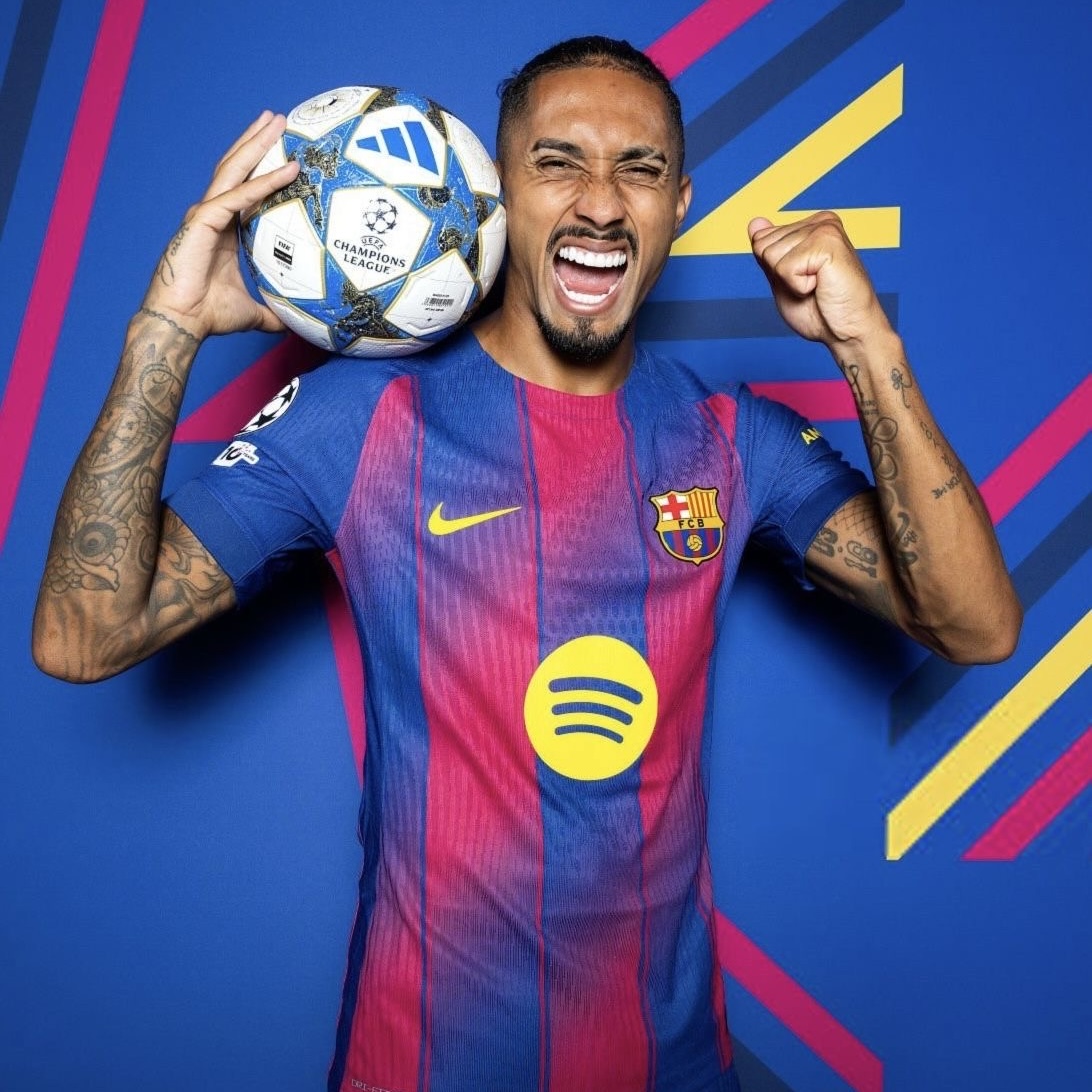 Criança - Camisola principal Barcelona 25/26 - Raphinha 11 4