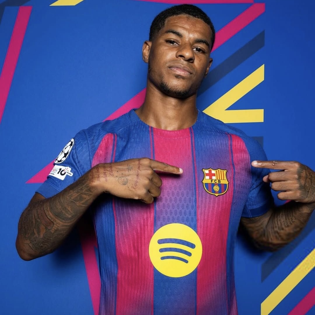Camisola Principal Barcelona 25/26 - Rashford 14 4