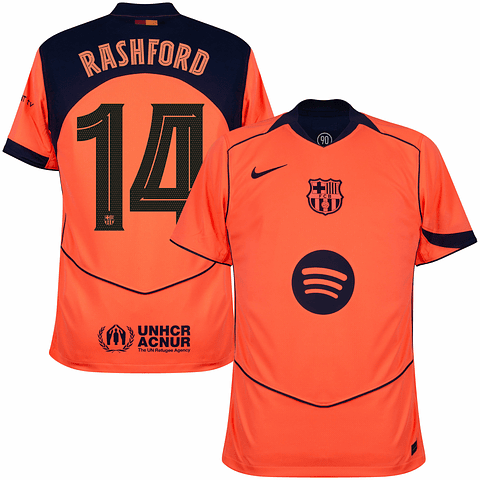 3ª Camisola Barcelona Total 90 25/26 - Rashford 14