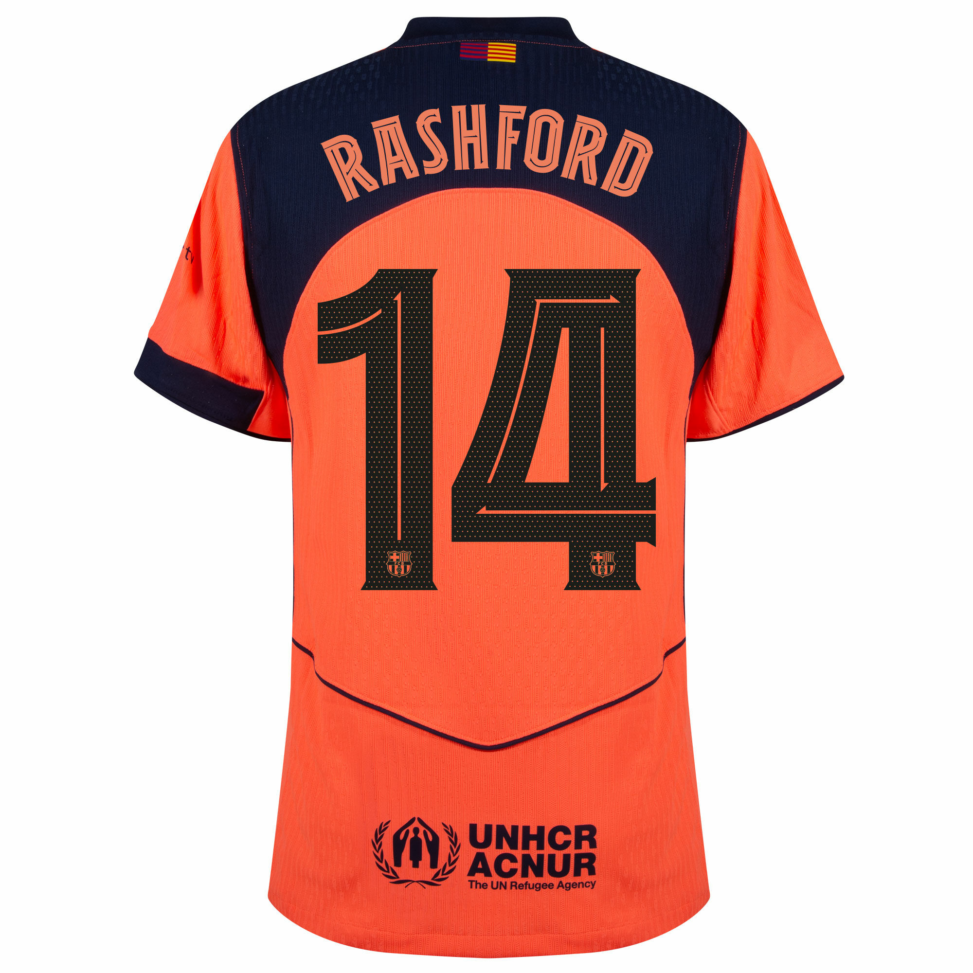 3ª Camisola Barcelona Total 90 25/26 - Rashford 14 6