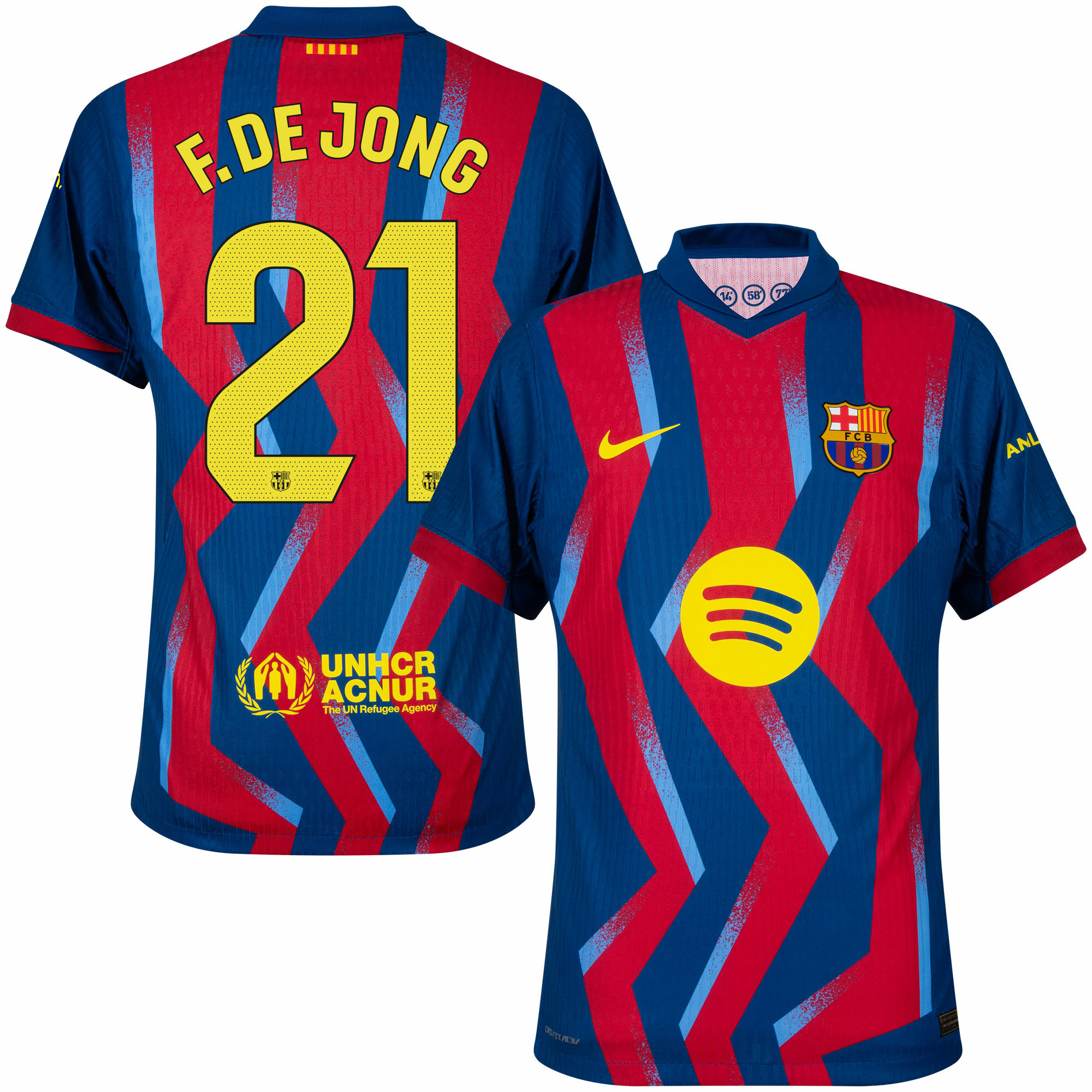 4ª Camisola Barcelona 25/26 - F.De Jong 21 5