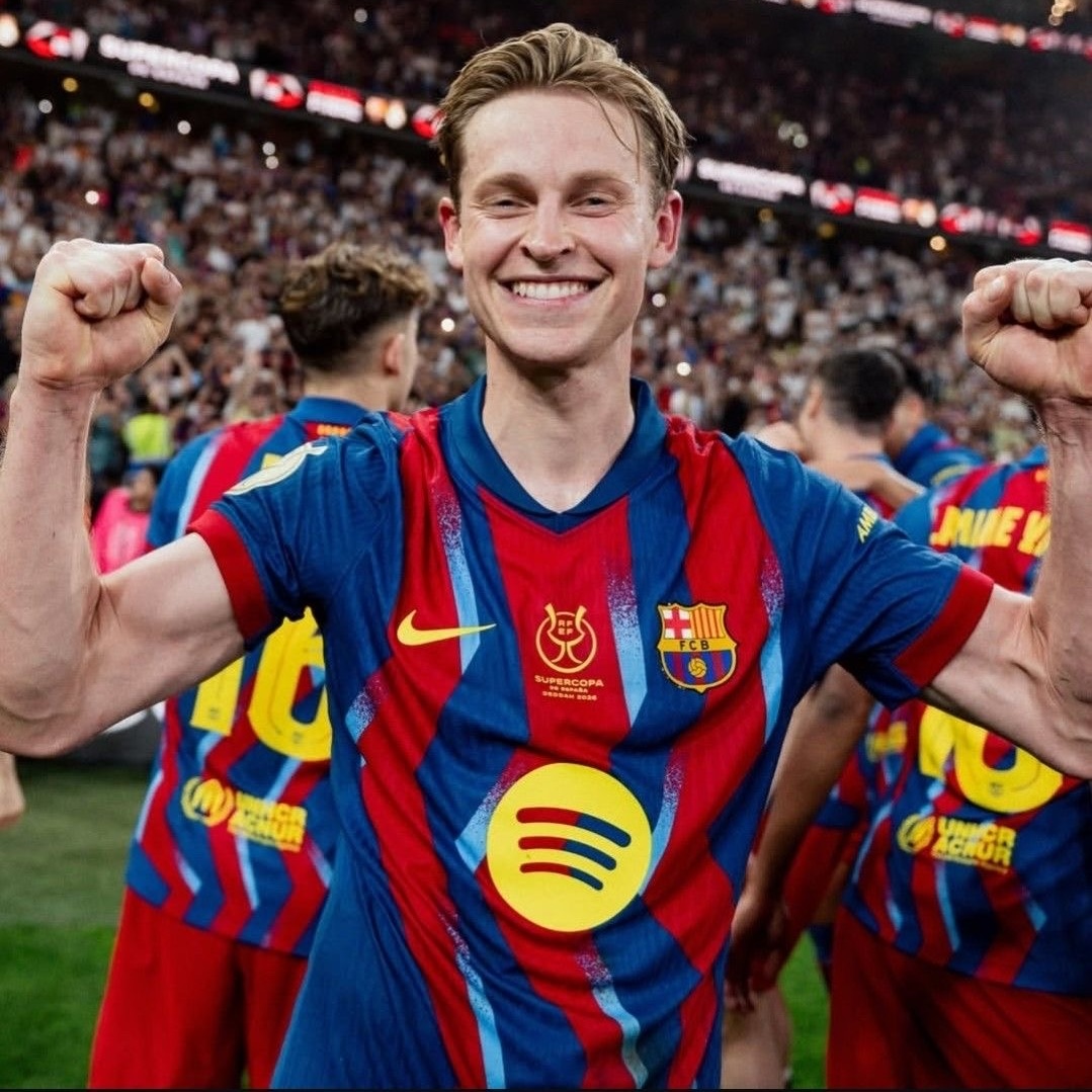 4ª Camisola Barcelona 25/26 - F.De Jong 21 4