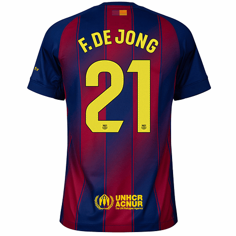 Criança - Camisola principal Barcelona 25/26 - F.De Jong 21