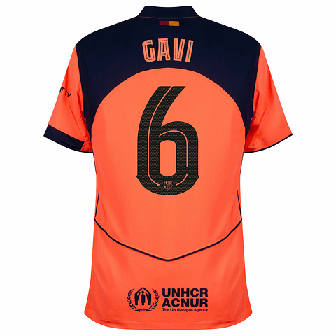 Criança - 3ª Camisola Barcelona Total 90 25/26 - Gavi 6