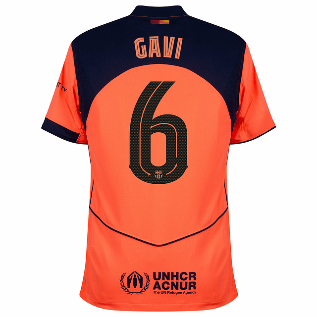 Criança - 3ª Camisola Barcelona Total 90 25/26 - Gavi 6