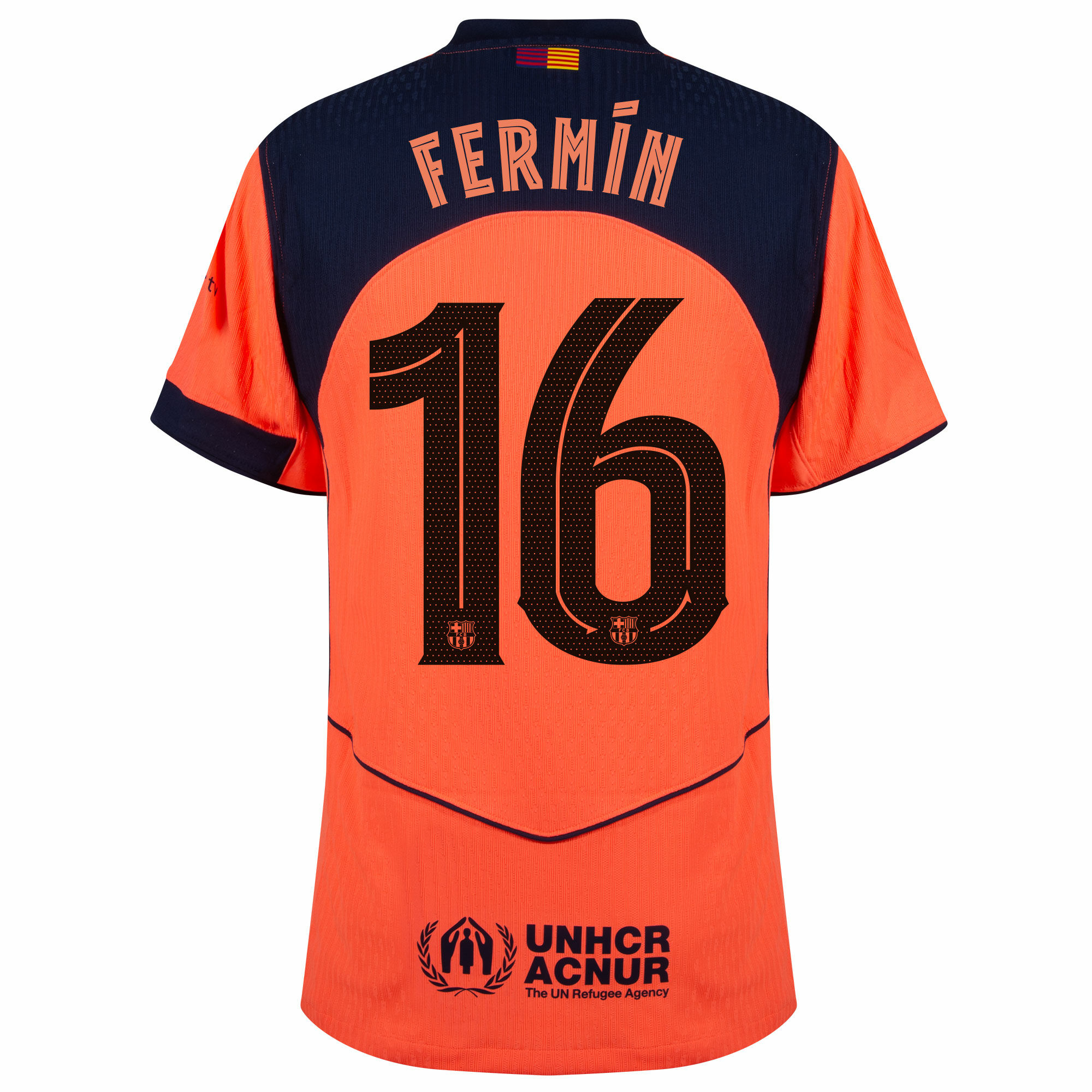 3ª Camisola Barcelona Total 90 25/26 - Fermín 16 6