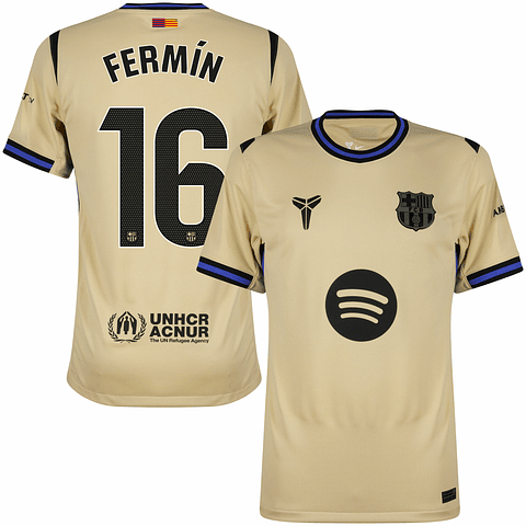 Criança - Camisola alternativa Barcelona 25/26 - Fermín 16