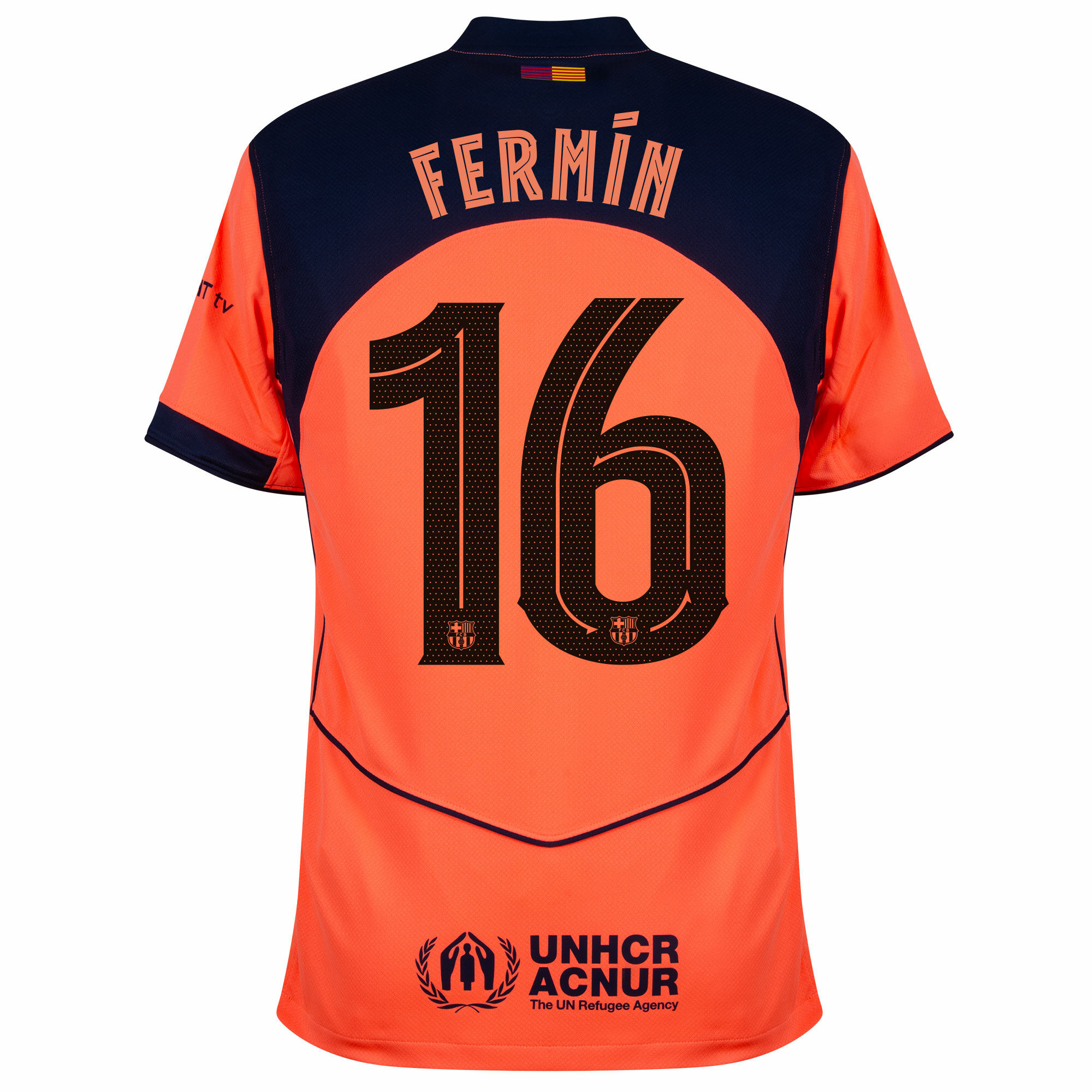 Criança - 3ª Camisola Barcelona Total 90 25/26 - Fermín 16 2