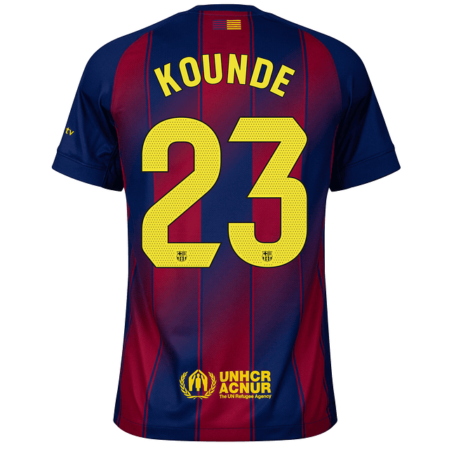 Criança - Camisola principal Barcelona 25/26 - Kounde 23