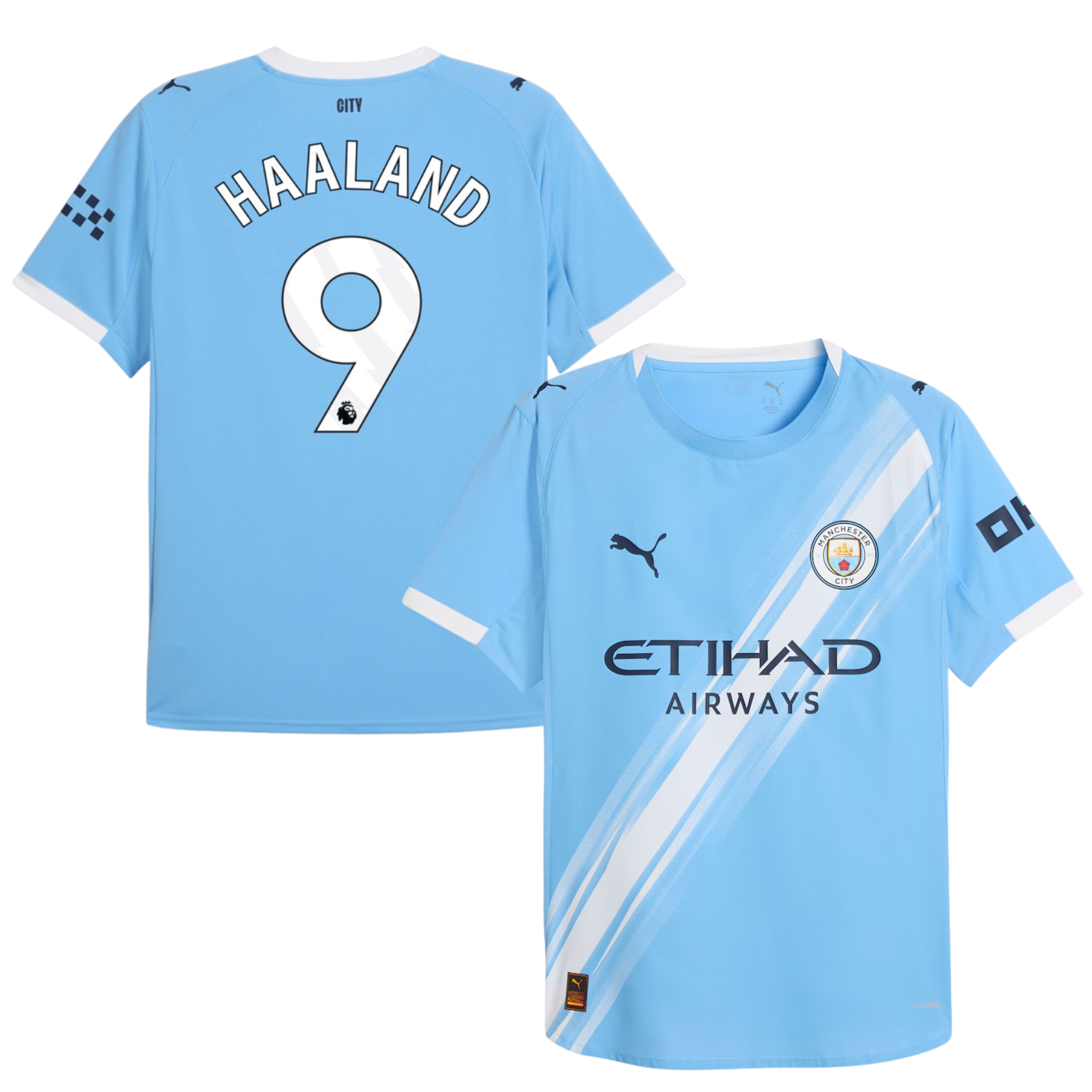 Camisola Principal Man City 25/26 - Haaland 9 5
