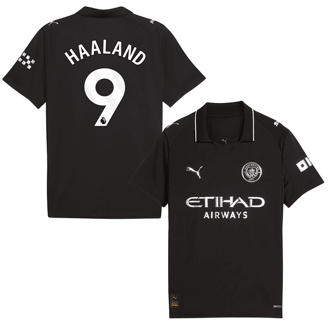 Criança - Camisola alternativa Man City 25/26 - Haaland 9