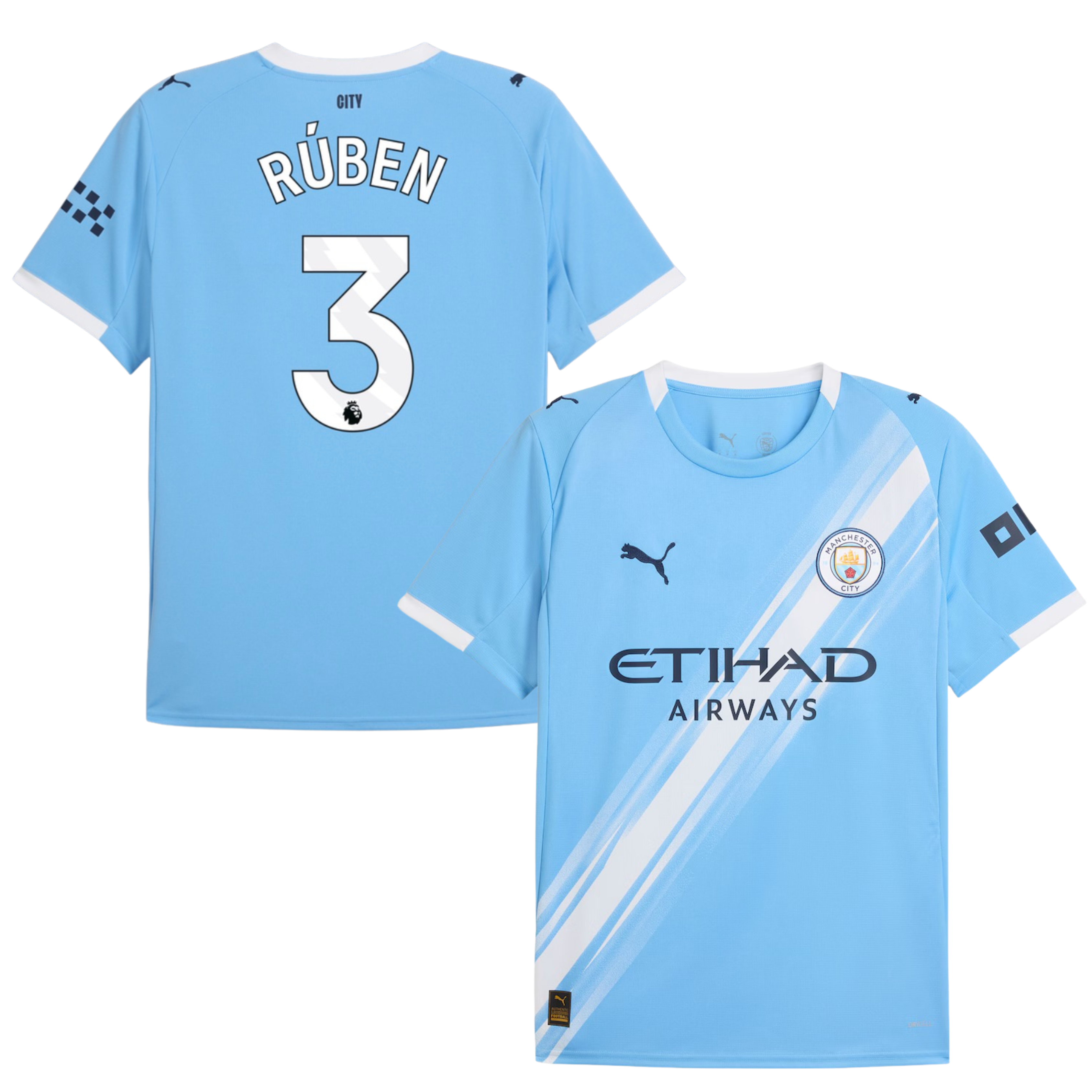 Camisola Principal Man City 25/26 - Rúben 3 1