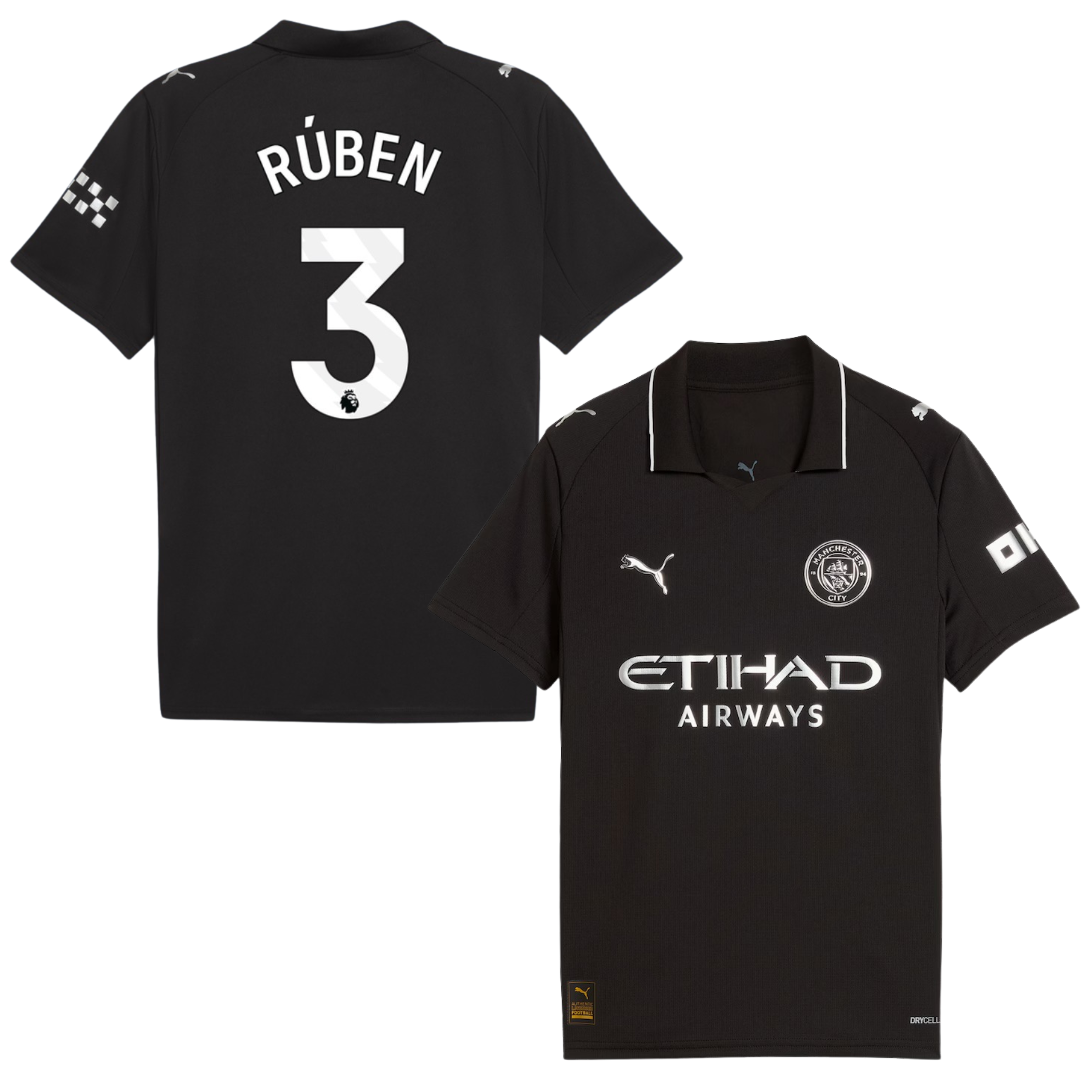 Criança - Camisola alternativa Man City 25/26 - Rúben 3 1