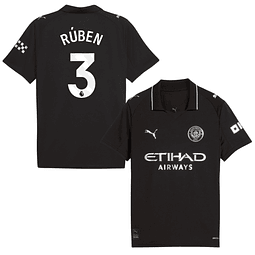 Criança - Camisola alternativa Man City 25/26 - Rúben 3