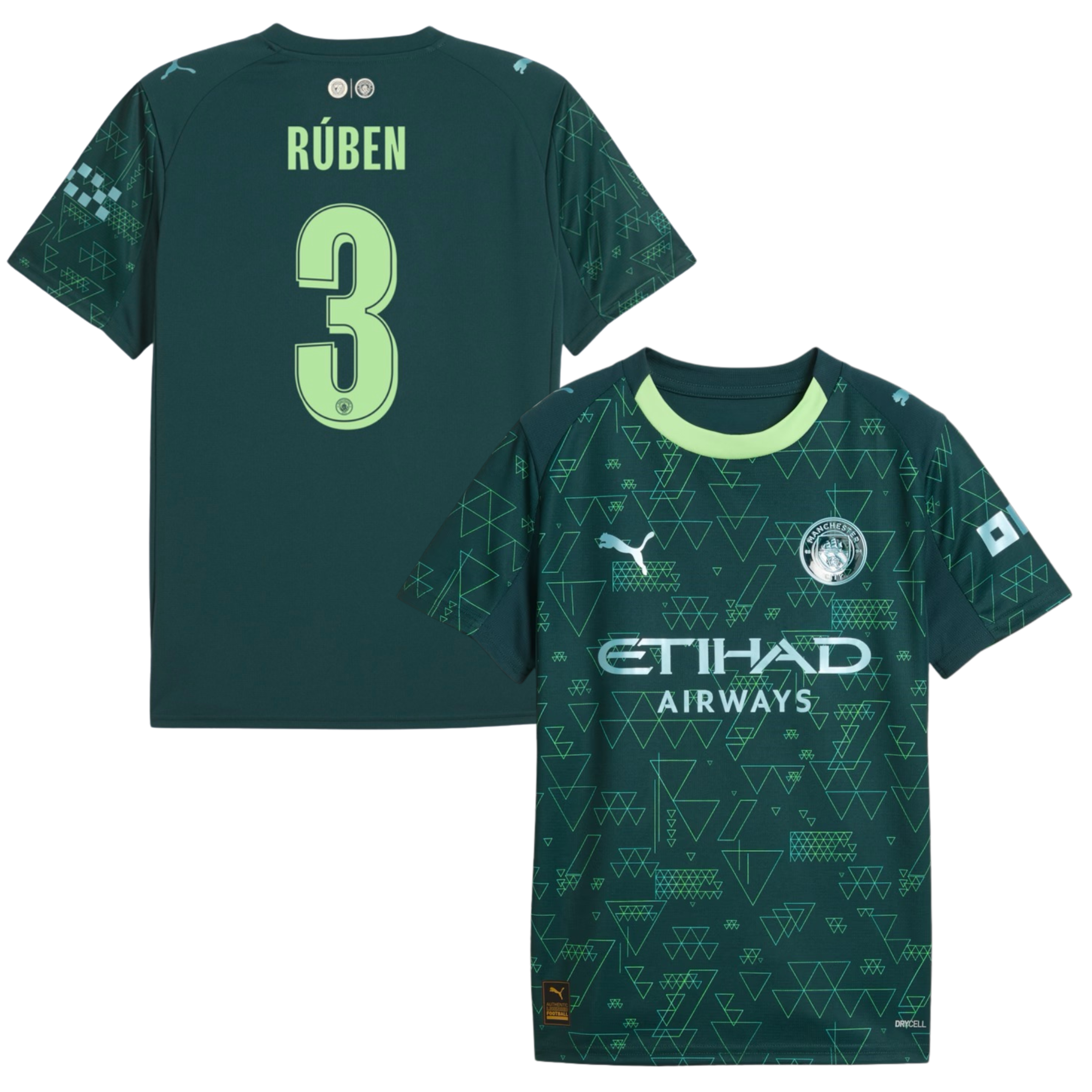 Criança - Camisola Man City EA Sports 25/26 - Rúben 3 1