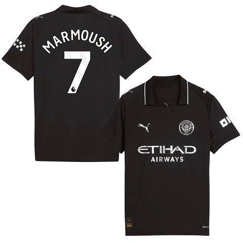 Criança - Camisola alternativa Man City 25/26 - Marmoush 7