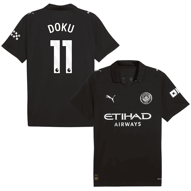 Camisola alternativa Man City 25/26 - Doku 11
