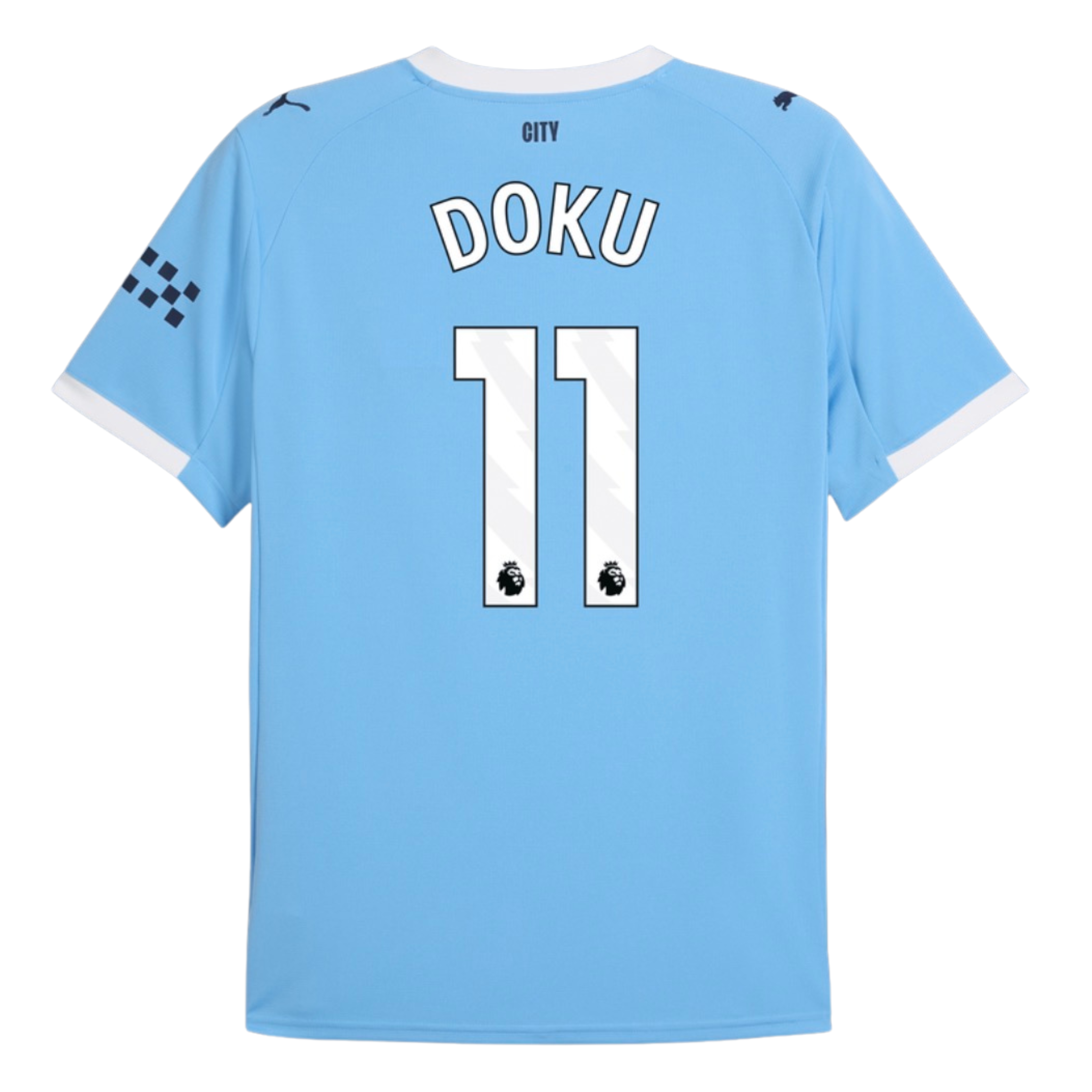 Criança - Camisola principal Man City 25/26 - Doku 11 2