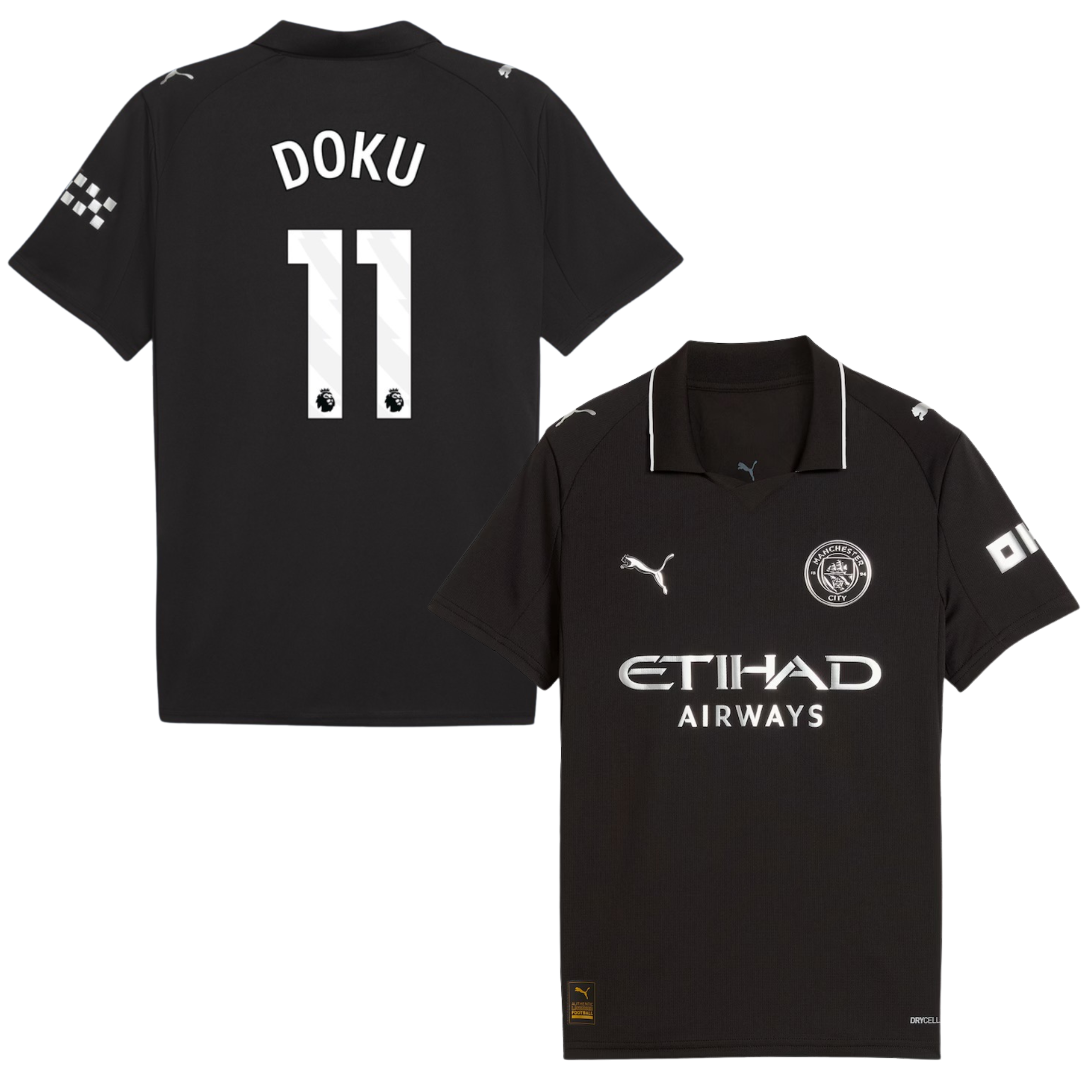 Criança - Camisola alternativa Man City 25/26 - Doku 11 1
