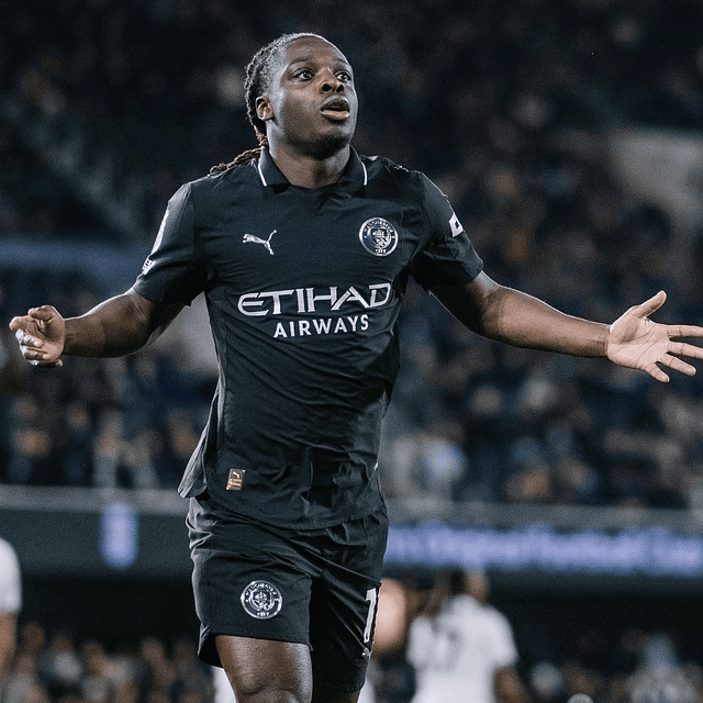 Criança - Camisola alternativa Man City 25/26 - Doku 11